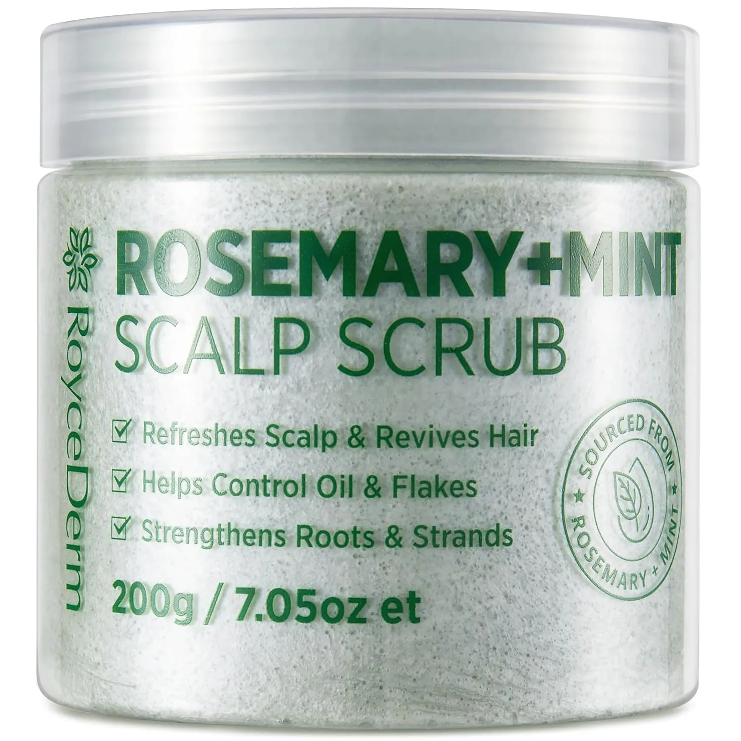 Roycederm Rosemary + Mint Scalp Scrub